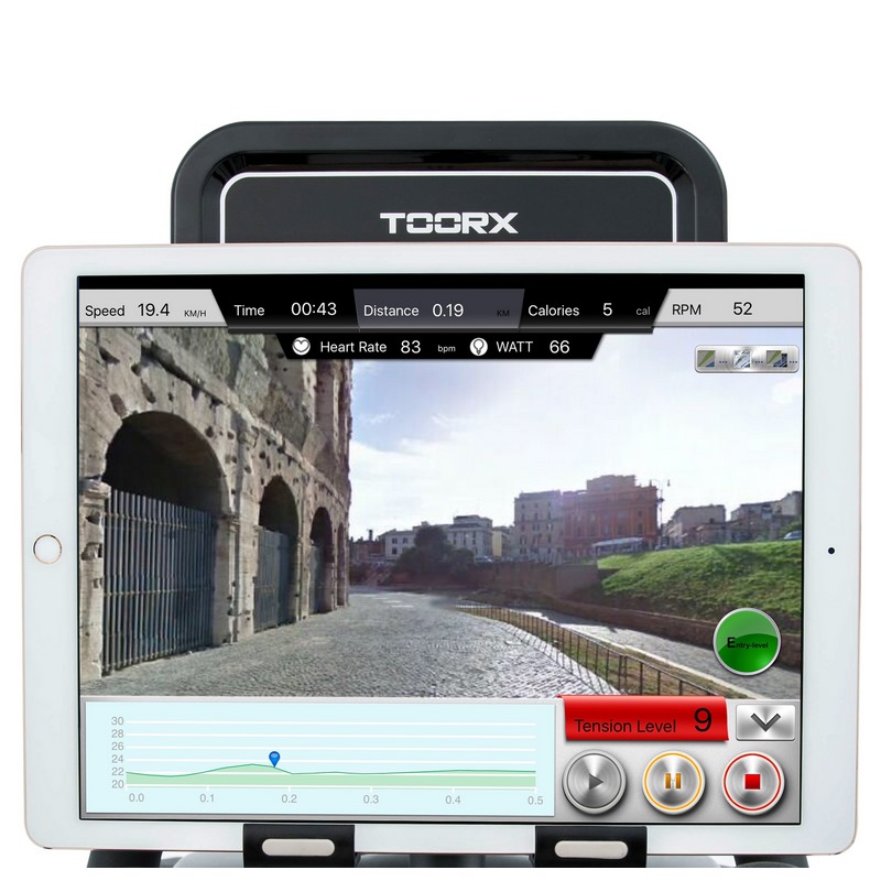 Cyclette recumbent BRX R300 ERGO Toorx ChronoLine APP READY - immagine 9