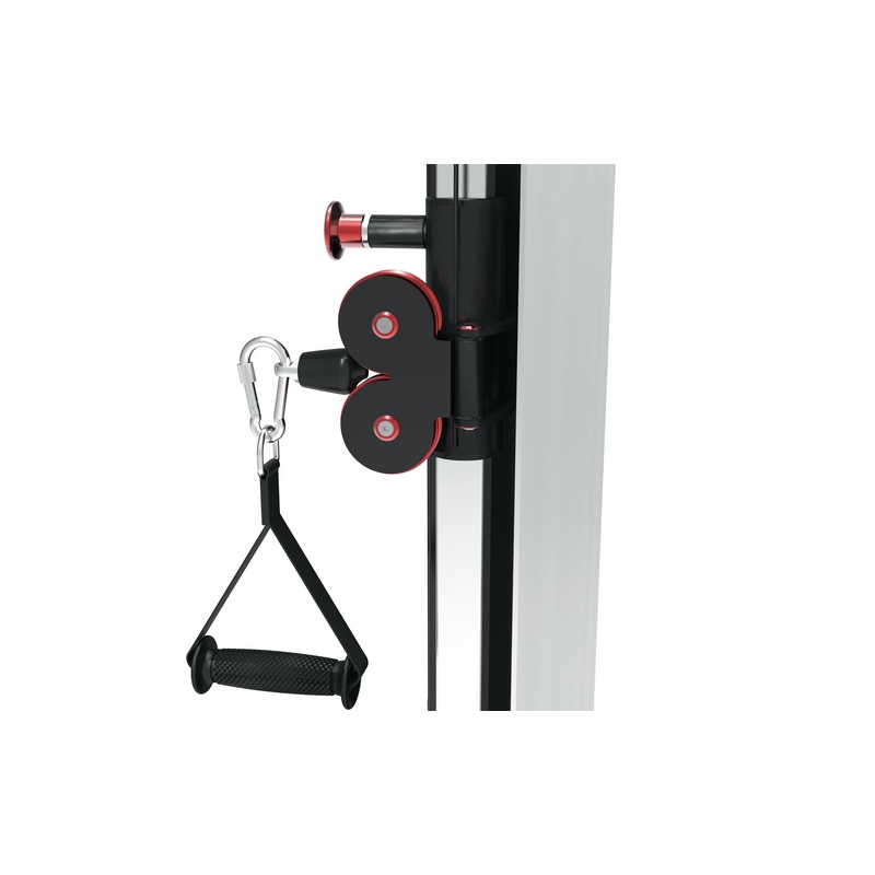 Poliercolina dual cross cable PRX-3500 doppio pacco pesi in acciaio 50 kg cad. salvaspazio - immagine 2