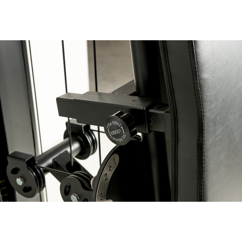 Stazione multifunzione MSX-3000 pacco pesi acciaio 90 kg con doppio cavo libero - immagine 5