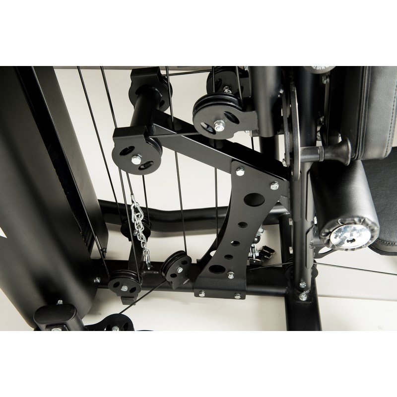 Stazione multifunzione MSX-3000 pacco pesi acciaio 90 kg con doppio cavo libero - immagine 11