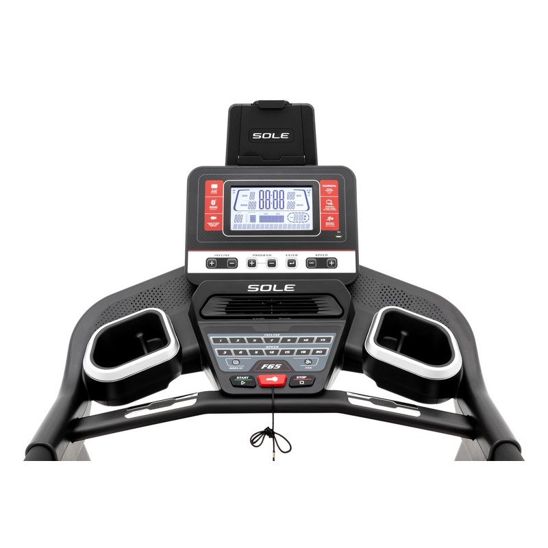 Tapis Roulant Sole Fitness F65-24 Bluetooth 3.0/4.5 HP 20km/h 585x1525 APP ready - immagine 7